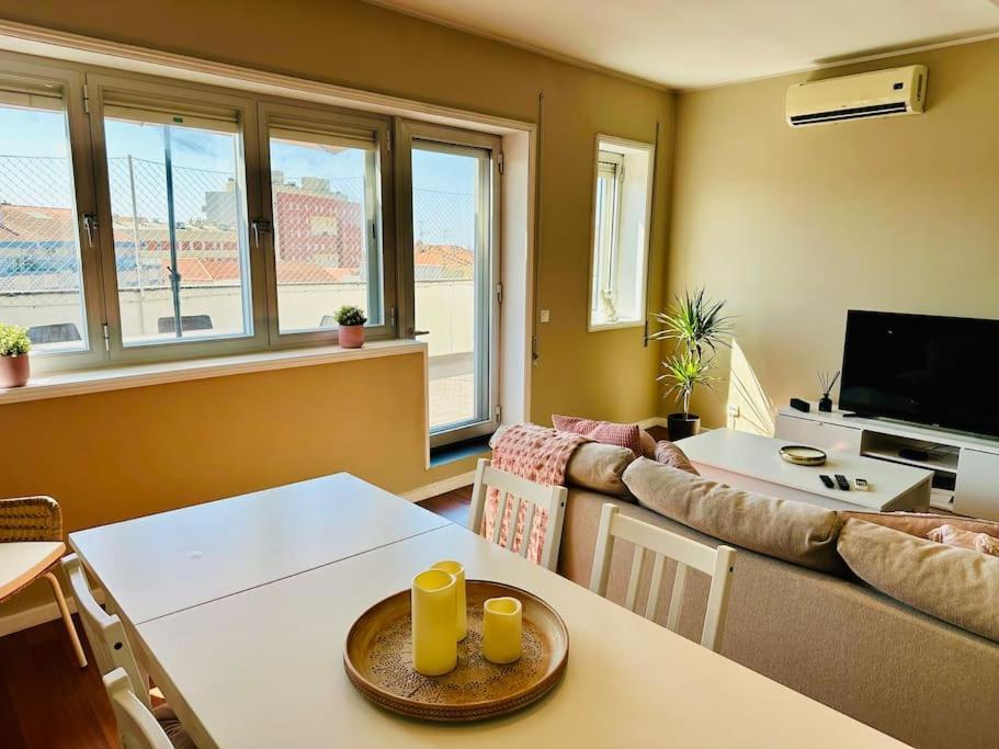 Appartement Renovado Com Ac, 2 Wc Completos, Terraco E Garagem à OOporto Extérieur photo